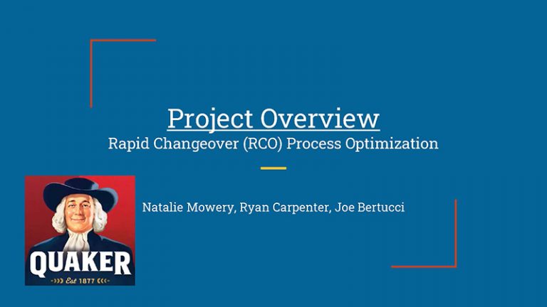 Rapid Changeover Process Optimization 