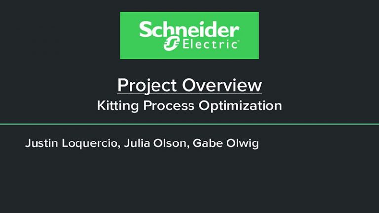 Kitting Process Optimization