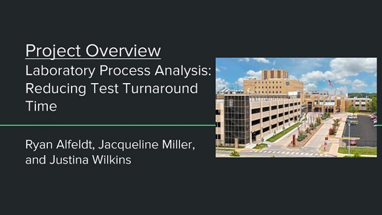 Lab Process Analysis: Reducing Test Turnaround Time