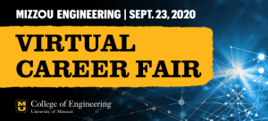 Fall 2020 Mizzou Engineering Virtual Career Fair 