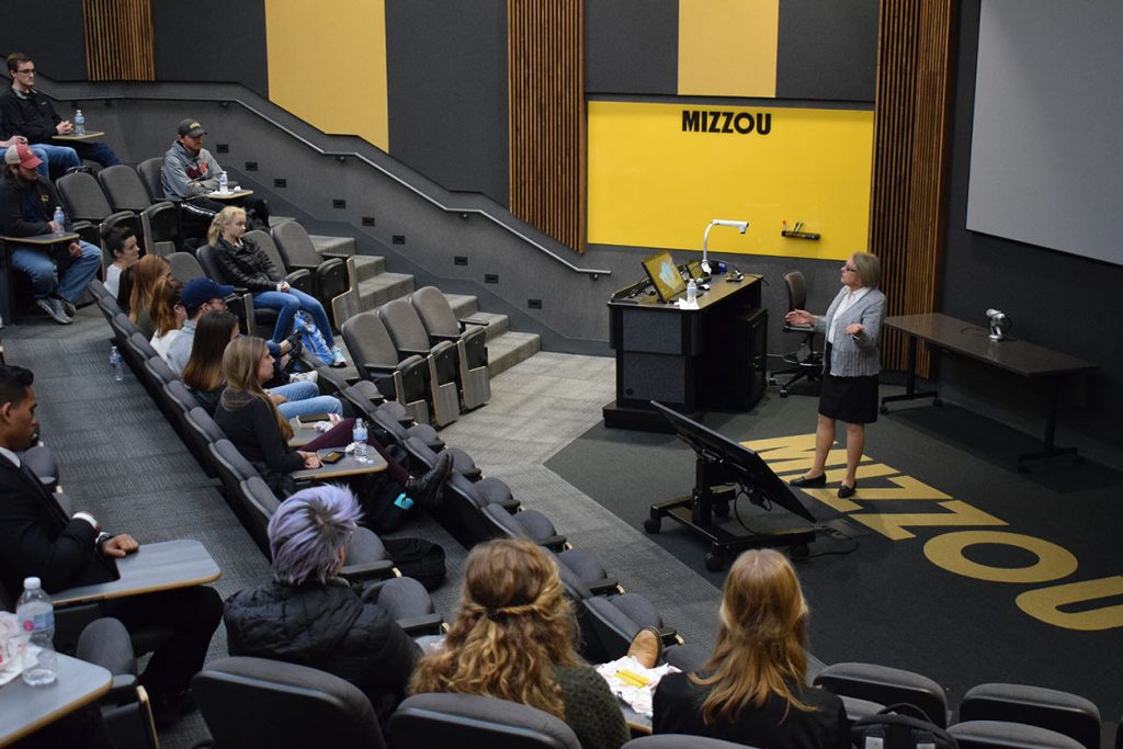 Sharon Langenbeck, BS ’74, MS ’76, PhD ’79, took an opportunity to support future Mizzou Engineers. She came back in 2019 to give a guest lecture about her experiences while at Mizzou and to meet with engineering students, faculty and staff. Now, in addition to Sharon being a role model for women engineers, she has pledged resources to help grow the number of women in the engineering field.