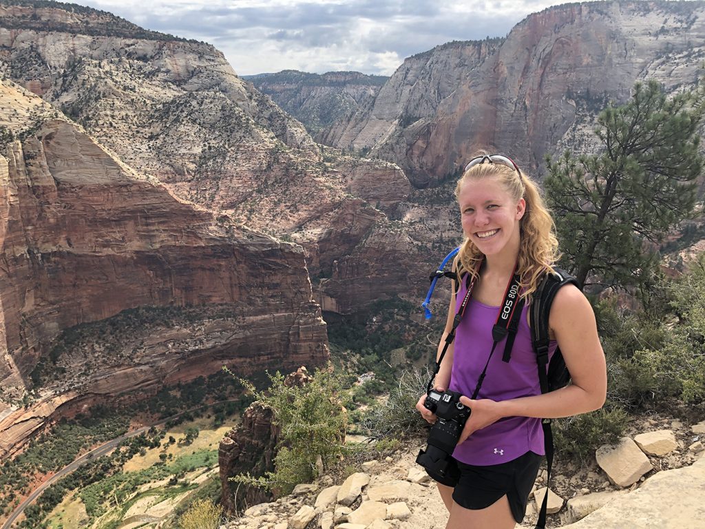 Sarah Thompson at Grand Canyon