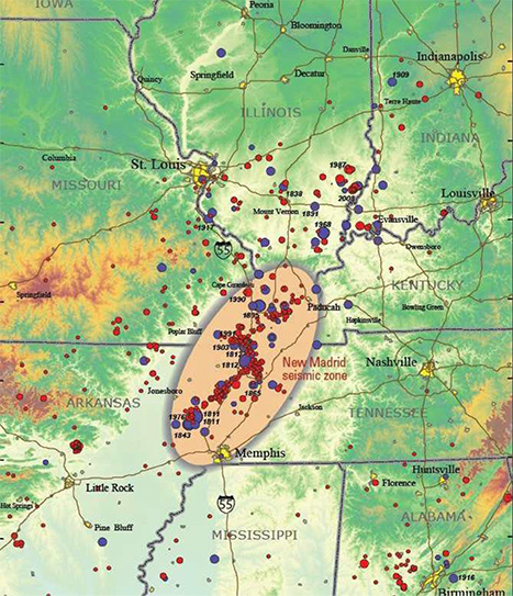 New Madrid seismic zone