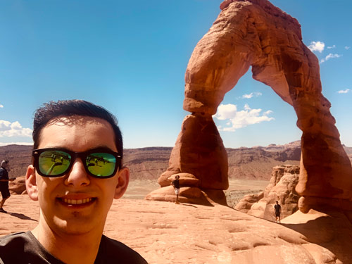 Mark Magnante at Arches National Park in Utah