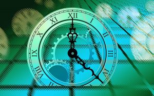 Graphic of clock