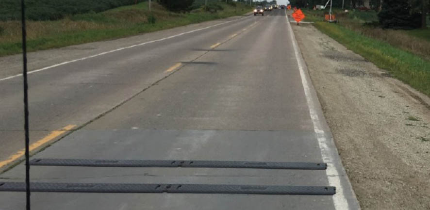 rumble strips on road