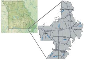 New Madrid Missouri map