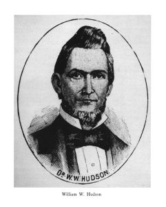 William Wilson Hudson, first Chair of Engineering