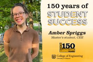 Student success S-STEM Scholar Amber Spriggs