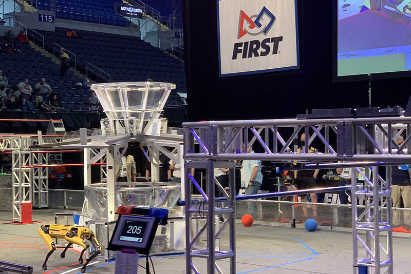 Spot at FIRST Robotics competition