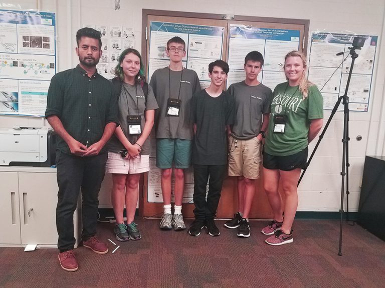 Hacker Trackers camp, led by Assistant Professor Prasad Calyam, gives high school students training and development in Python coding and cyber security.