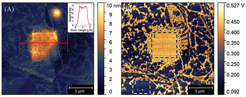 Image of research showing atomic layer deposition process used to make semiconductors.
