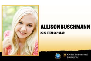 2022 STEM Scholar inductee Allison Buschmann