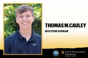 2022 STEM Scholar Thomas McCauley