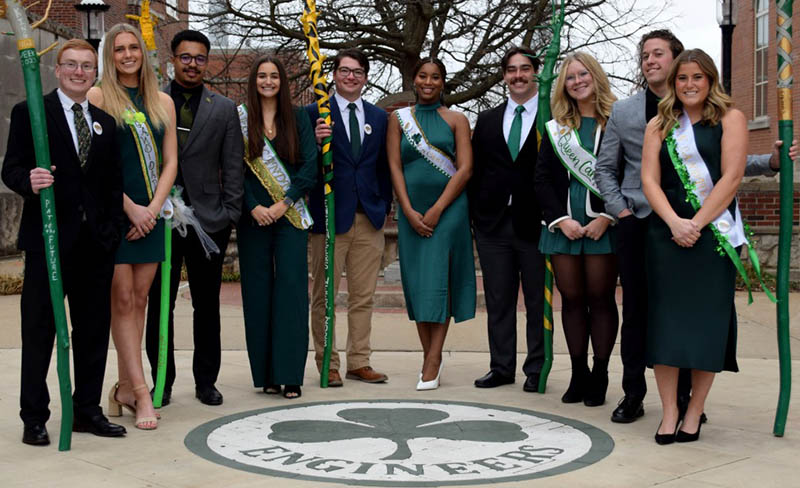 Group of E-Week king and queen candidates