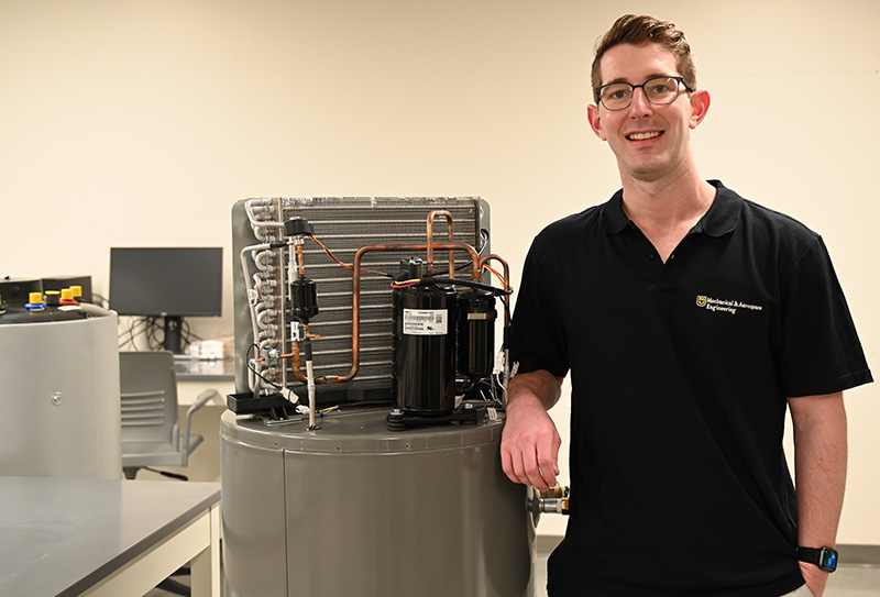 Jeremy Spitzenberger received a fellowship to focus on energy research.