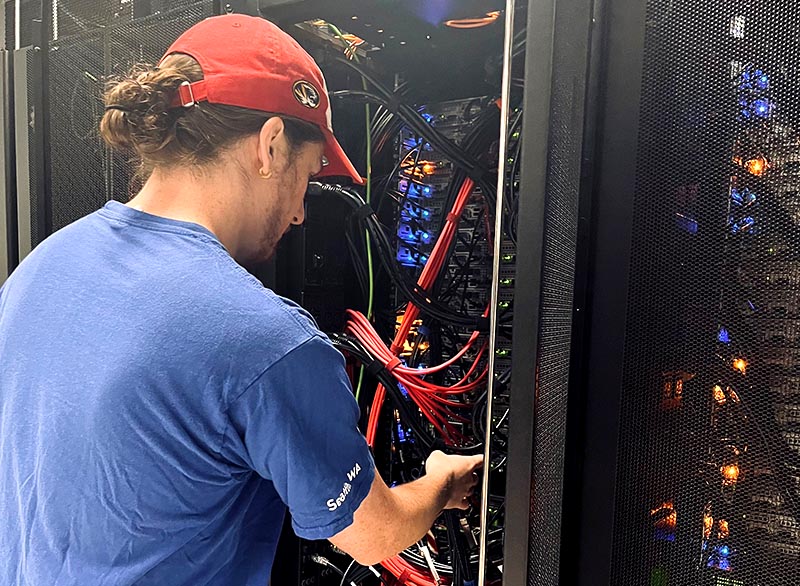 Student works with one of largest supercomputers in Midwest