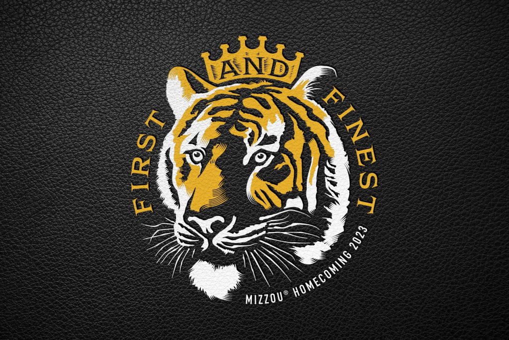 First and Finest | Mizzou Homecoming 2023 Logo