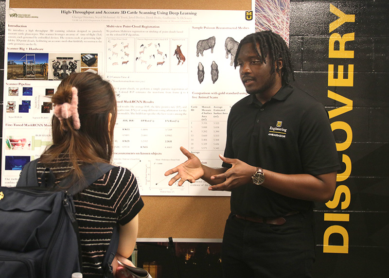 Students at Research Open House