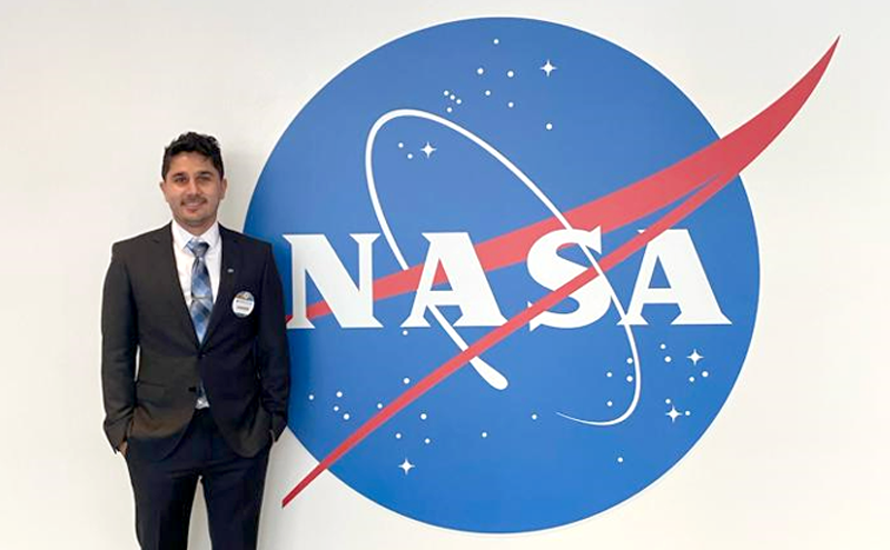 Jaweed Nazary worked with satellite imagery at NASA
