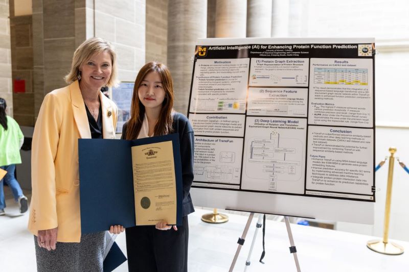 Ahhyun Lee at Undergraduate Research Day at the Capitol 2024