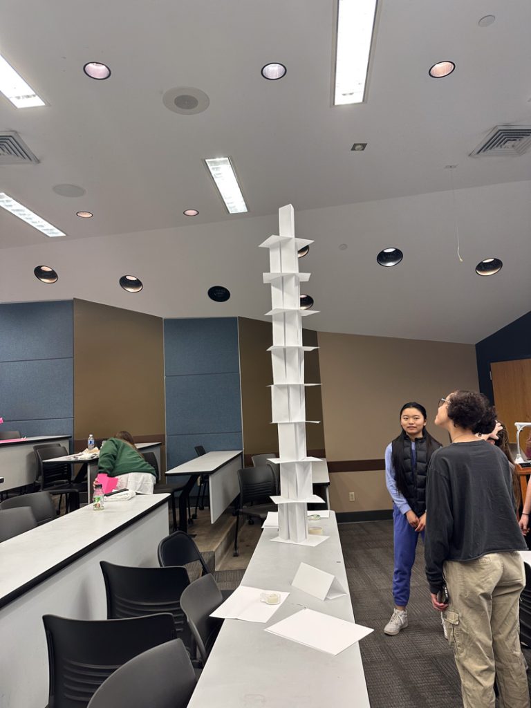 paper tower activity