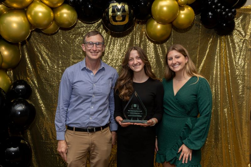 Roger Fales, Elly Smith and Jordyn Lodes | MESC Student Involvement Awards Winners
