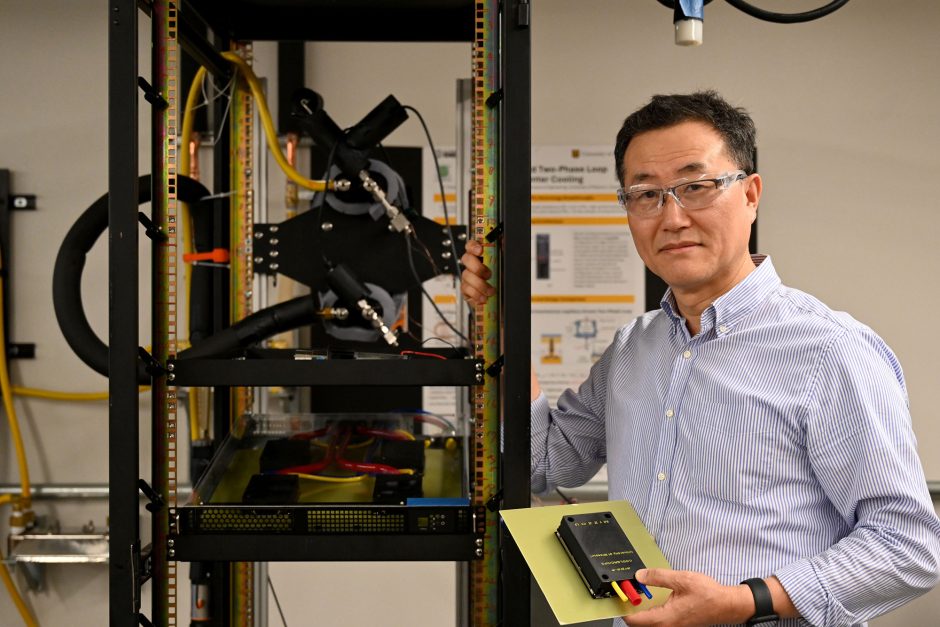 Chanwoo Park is devising a new type of cooling system that promises to dramatically reduce energy demands on data centers.