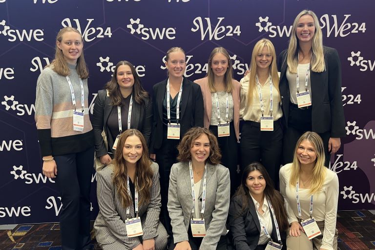 Top row from left: Chloe Webb, Ellise Wright, Reiley Caruthers, Megan Steber, Alexis Manthe, Abigayle Patterson. Bottom row from left: Kathryn Eberhart, Eliana Eubanks, Lindsey Roberts, Alyssa Eagleton