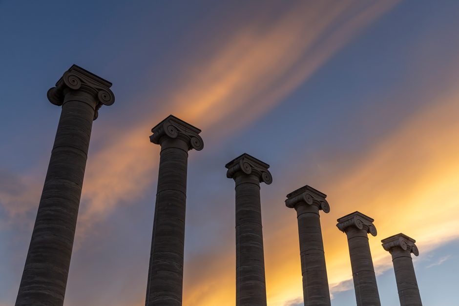 Columns on Mizzou's campus