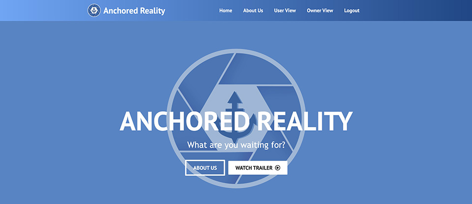 Screenshot of Anchored Reality