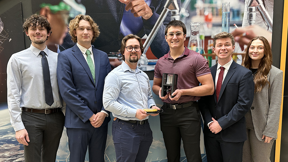 Mechanical engineering capstone group photo