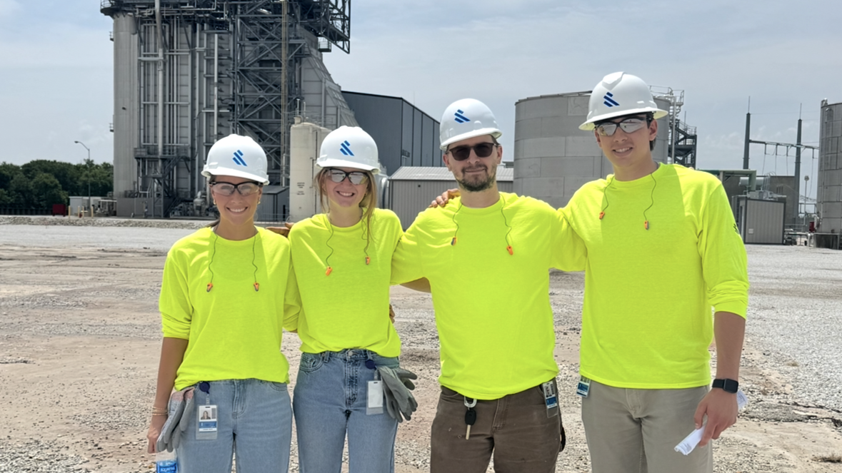 Civil engineering grad fulfills dream of creating and building