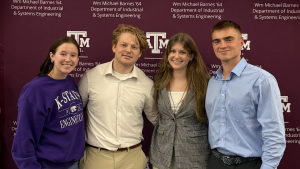 Audrey Steinert, Kyle Bush, Lauren Jones and Caden Davis