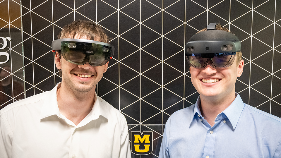 Ryan Dodson and Thomas Willert model augmented reality headsets