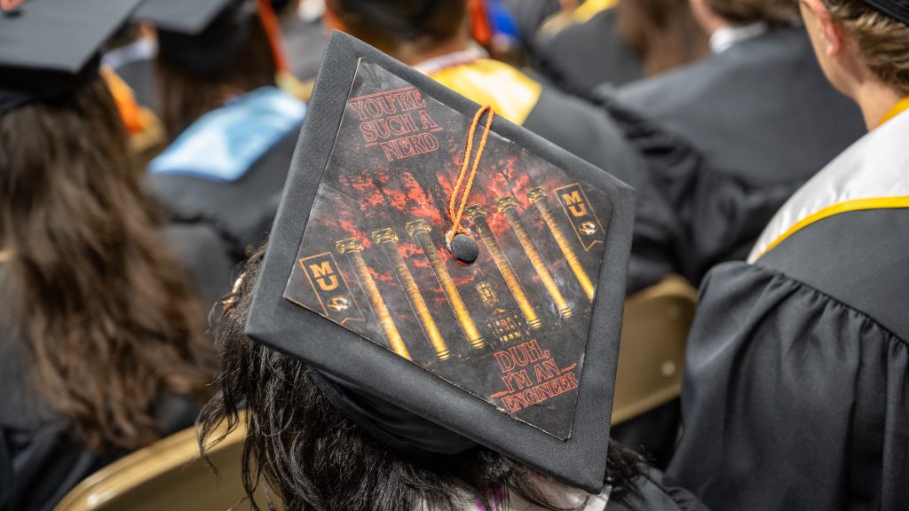 Decorated mortarboard