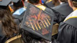 Decorated mortarboard