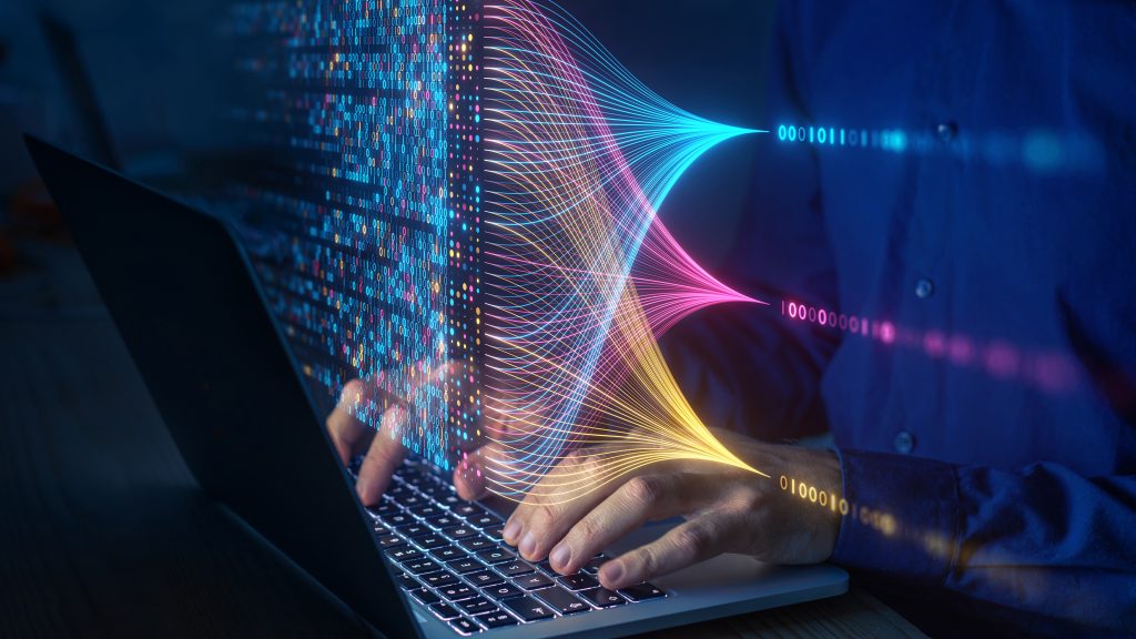 Visualization of complex data set on computer